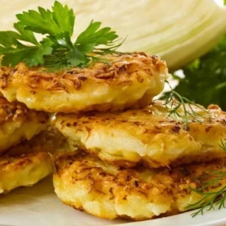 Оладьи капустные