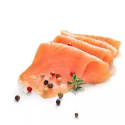 Рыба лосось копченый