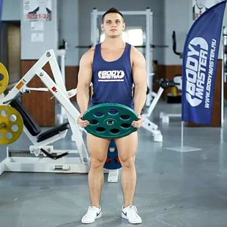 Подъём блина перед собой