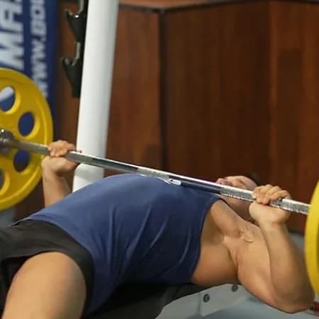 Жим штанги лежа