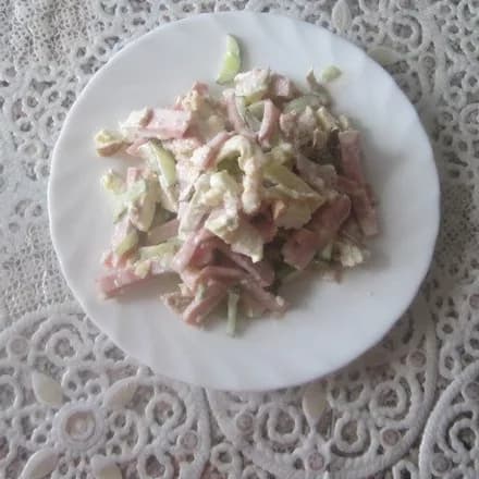 Быстрый салат на завтрак