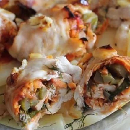 Chicken rolls