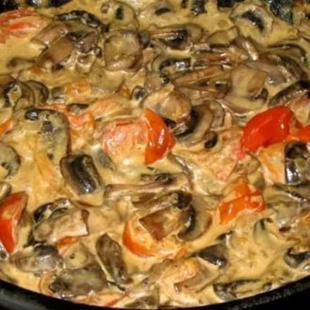 Creamy mushroom sauce