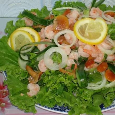 Pickled mushroom salad