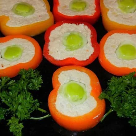 Закуска с болгарским перцем и курицей