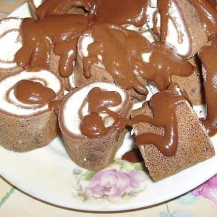 Пирожное-рулетик